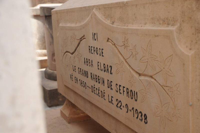 maroc sefrou cimetiere juif tombe elbaz abba rabbin ZBL 1909 (125)